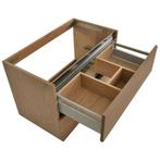 Wiesbaden OAK Onderkast Met 2 Laden - 80x46cm - Eik, Huis en Inrichting, Badkamer | Badkamermeubels, Ophalen of Verzenden, Nieuw