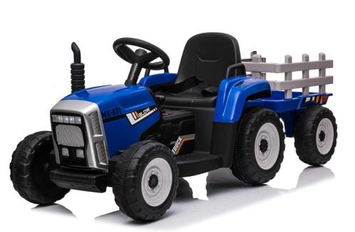 Kindertractor met aanhanger, 12V accutractor, met RC, NIEUW!, Kinderen en Baby's, Speelgoed | Buiten | Accuvoertuigen, Nieuw, Ophalen of Verzenden