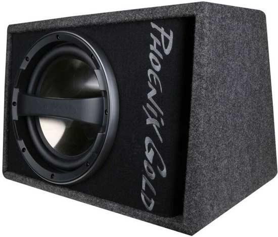 Phoenix Gold Z112AB 320W actieve subwoofer, Auto diversen, Autospeakers, Nieuw, Verzenden