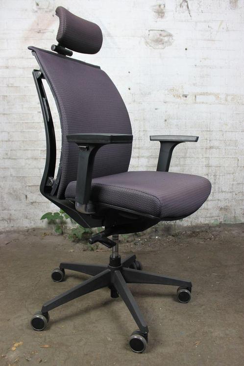 Arti Chair | Bureaustoel | Gebruikt | Zwart | Hoofdsteun, Huis en Inrichting, Bureaus, Gebruikt, Verzenden