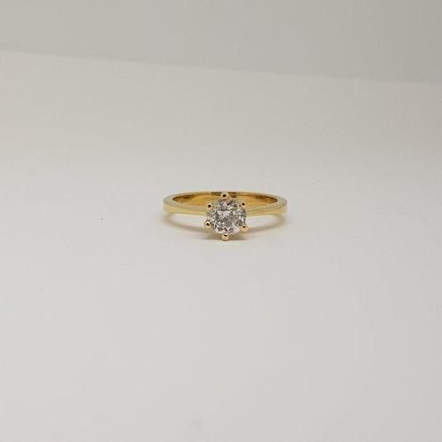 Verlovingsring - 18 karaat Witgoud - 0.55ct. tw. Diamant, Sieraden, Tassen en Uiterlijk, Antieke sieraden