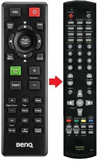 BenQ 5J.J6L06.001 afstandsbediening, Audio, Tv en Foto, Afstandsbedieningen, Verzenden