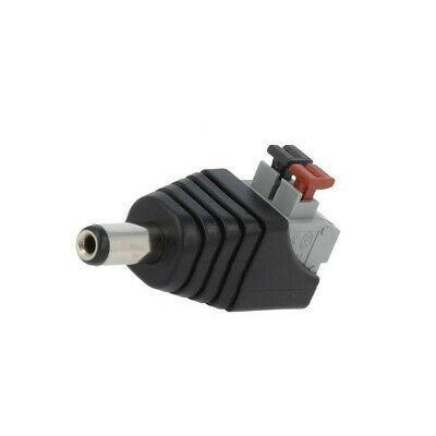 DC-Plug met Veerklem Aansluiting 2.1mm (Male), Doe-het-zelf en Verbouw, Elektra en Kabels, Overige typen, Nieuw, Ophalen of Verzenden