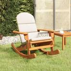 vidaXL Schommelstoel Adirondack met kussens massief, Tuin en Terras, Tuinstoelen, Verzenden, Nieuw, Hout