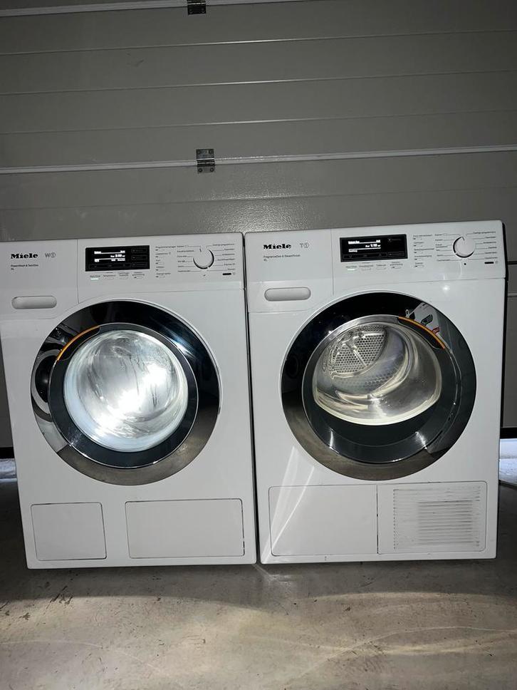 Miele 8KG Twindos Wasmachine Miele 8KG Warmtepompdroger!, Witgoed en Apparatuur, Wasmachines, Minder dan 85 cm, 1600 toeren of meer