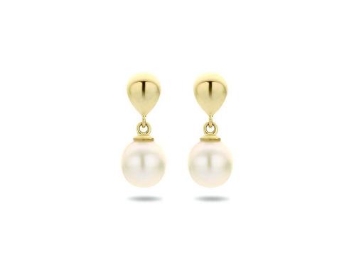 Marie Celeste oorhangers parel - 5 - Goud, Huis en Inrichting, Woonaccessoires | Overige, Nieuw, Verzenden
