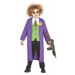 Luxe horror clownspak Joker voor jongens - Halloween kledi..