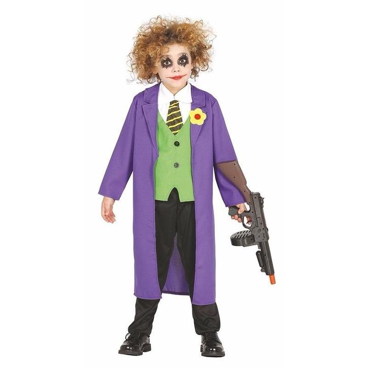 Luxe horror clownspak Joker voor jongens - Halloween kledi.., Kinderen en Baby's, Carnavalskleding en Verkleedspullen, Ophalen of Verzenden