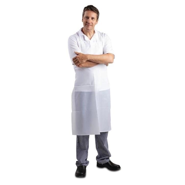 Whites waterdicht schort wit | Nylon | 1016(l)x711(b)mm, Zakelijke goederen, Horeca | Keukenapparatuur, Nieuw in verpakking, Verzenden