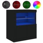 Zwart LED Dressoir 60cm - tweedekansje - 47% Korting!, Huis en Inrichting, Kasten | Dressoirs, Nieuw, Modern, 25 tot 50 cm, 50 tot 100 cm