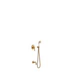 Badmengkraan Tres Clasic Inbouw Set Incl. Handdouche Goud, Ophalen of Verzenden, Nieuw, Kraan