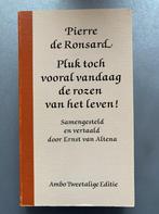 Pluk vooral vandaag rozen van leven 9789026311703 Ronsard, Boeken, Verzenden, Gelezen, Ronsard