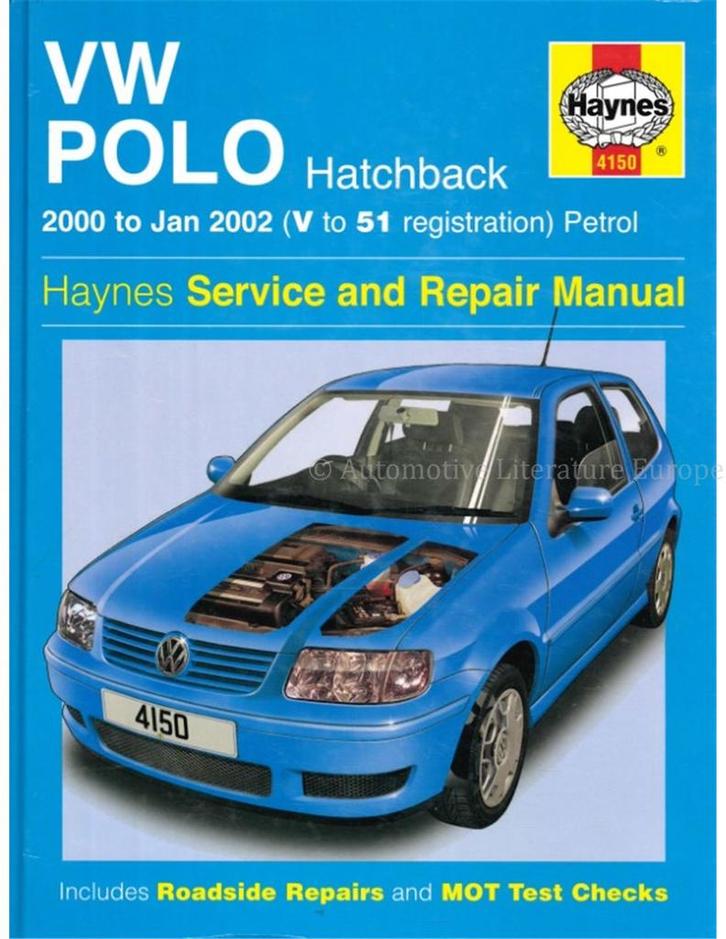 2000-2002 VOLKSWAGEN POLO BENZINE VRAAGBAAK ENGELS, Auto diversen, Handleidingen en Instructieboekjes