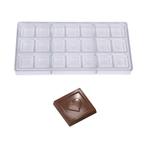 Bonbonvorm Chocolate World Hart Caraque (21x) 32x5mm, Hobby en Vrije tijd, Taarten en Cupcakes maken, Verzenden, Nieuw