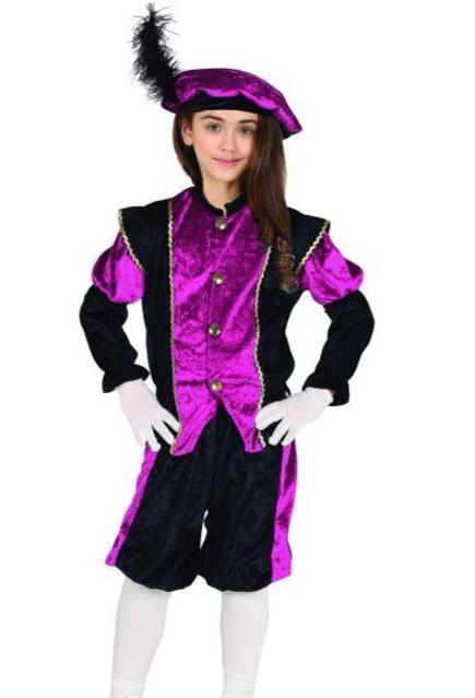 Pietenpakje Barca Paars - 10-12 jaar, Diversen, Sinterklaas, Verzenden