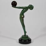 Max le Verrier - sculptuur, Art Deco Lueur - 33 cm -