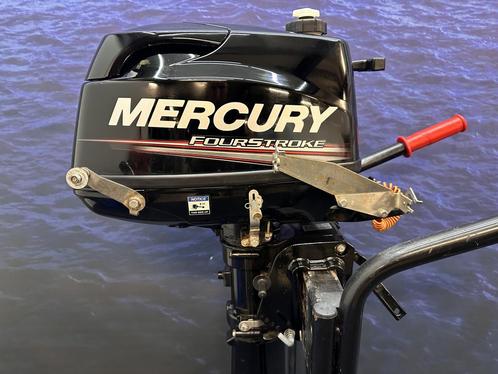 Mercury 4  pk afstandsbediening langstaart, Watersport en Boten, Motorboten en Motorjachten, Zo goed als nieuw, Buitenboordmotor