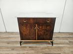 Kabinet - Art Deco dressoir uit de jaren 50 in mahoniehout