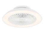 Smart plafondventilator wit incl. LED met afstandsbediening, Huis en Inrichting, Nieuw, Kunststof, Modern