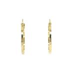 Gouden vintage fantasie oorringen 14 kt, Ophalen of Verzenden, Nieuw