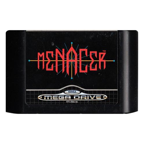 Sega Mega Drive Menacer 6-Game Cartridge (Losse Cassette), Spelcomputers en Games, Games | Sega, Zo goed als nieuw, Verzenden