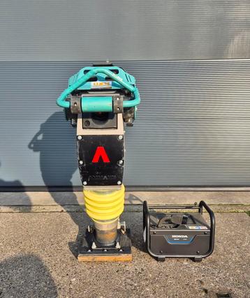 AKTIE elektrische stamper AMMANN eATR 68 / Honda techniek beschikbaar voor biedingen