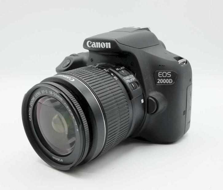 Canon EOS 2000D + 18-55mm IS II OCCASION (808), Audio, Tv en Foto, Fotocamera's Digitaal, Zo goed als nieuw, Ophalen of Verzenden