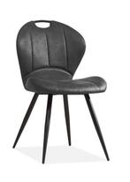 Eetkamerstoel Miracle - eetkamerstoelen - Antraciet, Huis en Inrichting, Stoelen, Nieuw, Grijs, Overige materialen