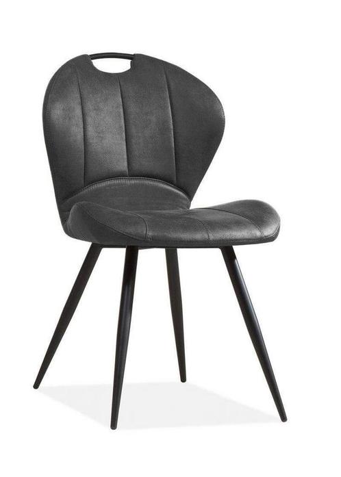 Eetkamerstoel Miracle - eetkamerstoelen - Antraciet, Huis en Inrichting, Stoelen, Grijs, Nieuw, Overige materialen