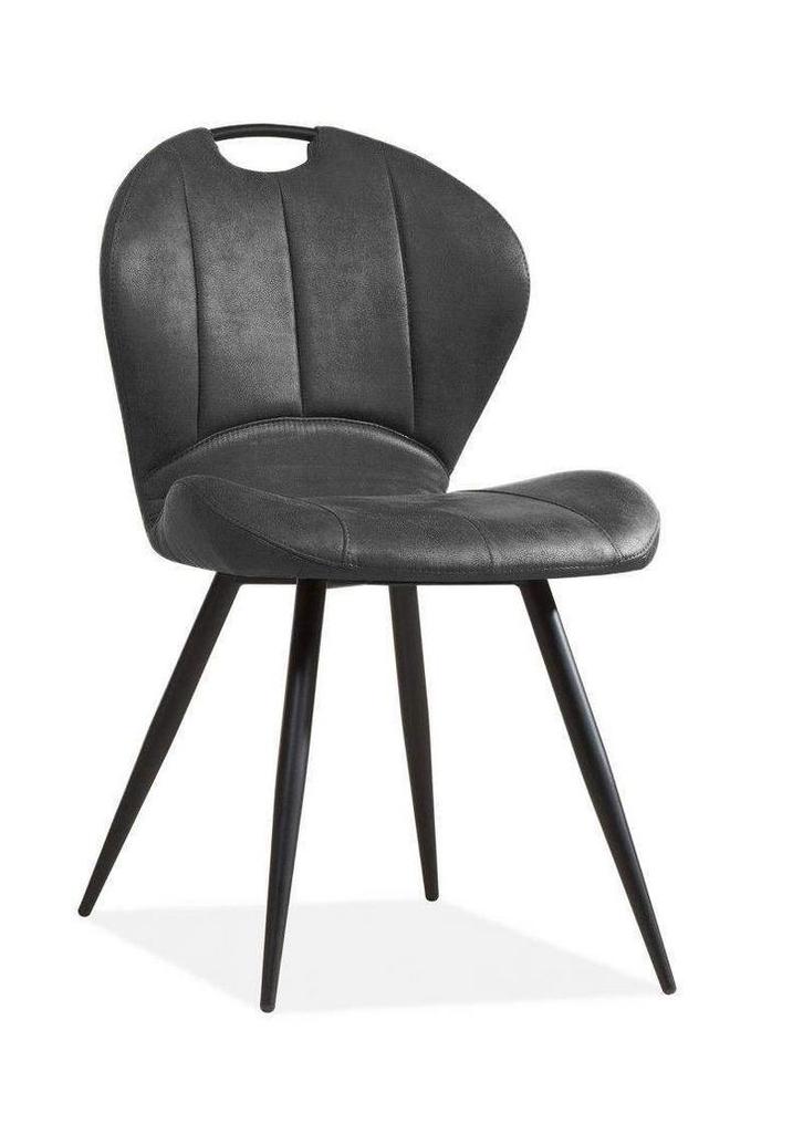 Eetkamerstoel Miracle - eetkamerstoelen - Antraciet, Huis en Inrichting, Stoelen, Grijs, Nieuw, Overige materialen