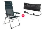 SALE 17% | Crespo |  AL/213-C campingstoel aluminium +, Caravans en Kamperen, Kampeermeubelen, Nieuw