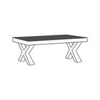 Salontafel T13-X Oldenzaal - salontafel, Huis en Inrichting, Nieuw, Overige materialen