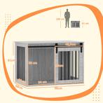 TRUUSK Hondenhok voor Grote Honden - Afsluitbare Ingang - Sc, Dieren en Toebehoren