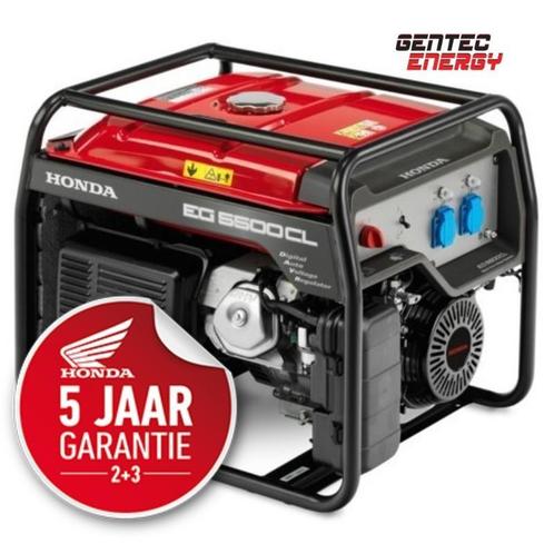 Aggregaat Honda EG5500CL 5500 Watt 230V, Doe-het-zelf en Verbouw, Aggregaten, Benzine, Nieuw, 5 tot 10 kVA, Verzenden