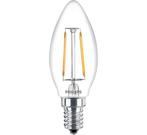 Philips - Filament LED Lamp E14 2 Watt 2700K Warm Licht, Nieuw, E14 (klein), Verzenden