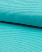 Hydrofiel Double Gauze Lurex Turquoise, Nieuw, Blauw