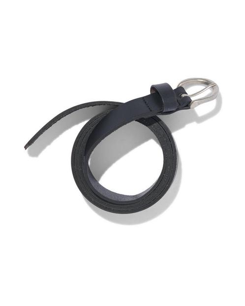 HEMA Damesriem leer nerf 2.5cm zwart, Kleding | Dames, Overige Dameskleding, Nieuw, Verzenden