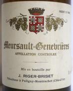 1982 Riger-Briset Genevrières - Meursault 1er Cru - 1 Fles, Nieuw