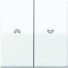 Jung Bedieningswip DRUK-rolluikschakelaar Alpinwit, Doe-het-zelf en Verbouw, Elektra en Kabels, Stopcontact, Nieuw