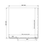 Aanbieding: Douchecabine Van Rijn ST04 Hoekcabine 6 mm, Doe-het-zelf en Verbouw, Ophalen of Verzenden, Nieuw