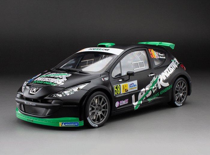 Sunstar 1:18 - Model sportwagen - Peugeot 207 S2000 #58, Hobby en Vrije tijd, Modelauto's | 1:5 tot 1:12