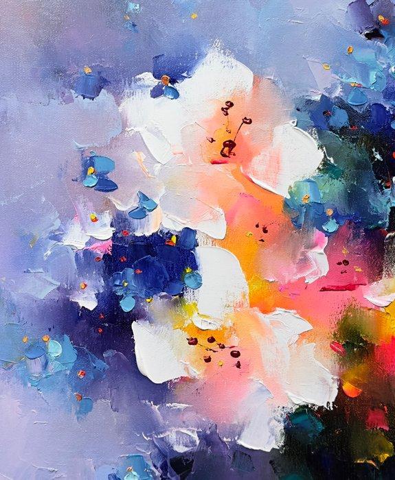 Aziz Sulaimanov - Bouquet, Antiek en Kunst, Kunst | Schilderijen | Modern