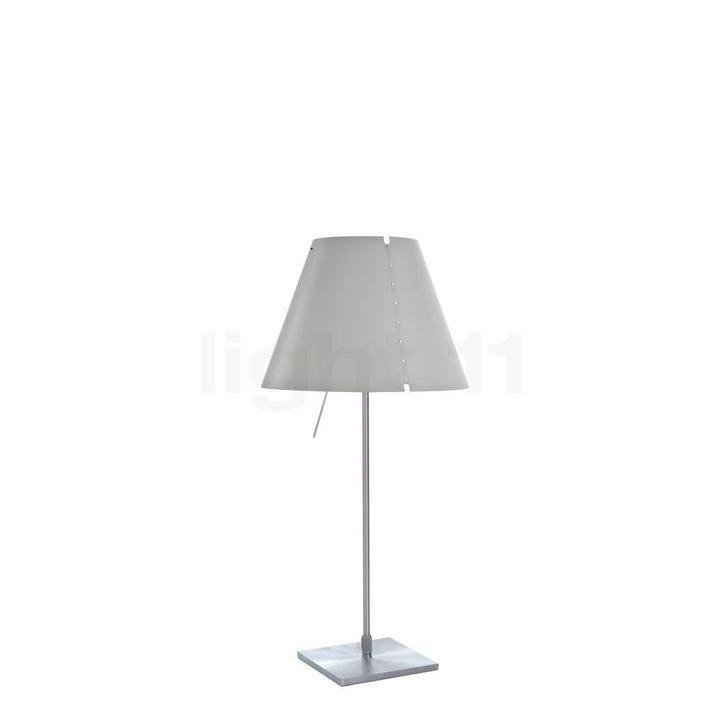 Luceplan Costanzina Tafellamp, aluminium/mistwit, Huis en Inrichting, Lampen | Tafellampen, Nieuw, Verzenden