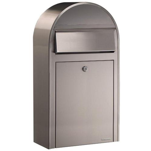Bobi Grande S (slim) wandbrievenbus - RVS, Tuin en Terras, Brievenbussen, Nieuw, Verzenden