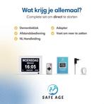 2dekans | SafeLife Dementieklok XL - Digitale kalenderklok, Ophalen of Verzenden, Zo goed als nieuw