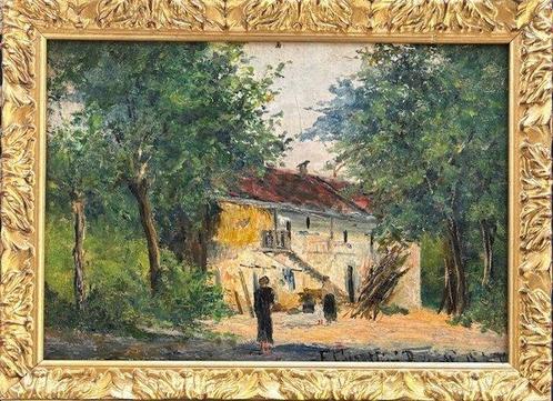 Emilia Ferrettini Rossotti (1866-1951) - Casa nella, Antiek en Kunst, Kunst | Schilderijen | Klassiek