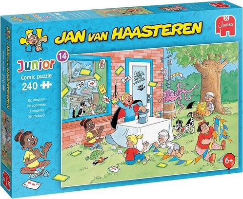 Jan van Haasteren Junior 14 - De Goochelaar Puzzel (240, Kinderen en Baby's, Speelgoed | Kinderpuzzels, Nieuw, Verzenden
