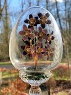 Fabergé ei - FABERGÉ stijl violet boeket - Kristal, Antiek en Kunst