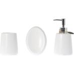 Benson 3-delige badkamerset - wit - keramiek - 26 cm, Ophalen of Verzenden, Nieuw