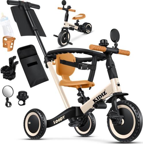 Loopfiets 6in1 - unisex - 1 tot 5 jaar - driewieler - tot, Kinderen en Baby's, Speelgoed | Buiten | Voertuigen en Loopfietsen